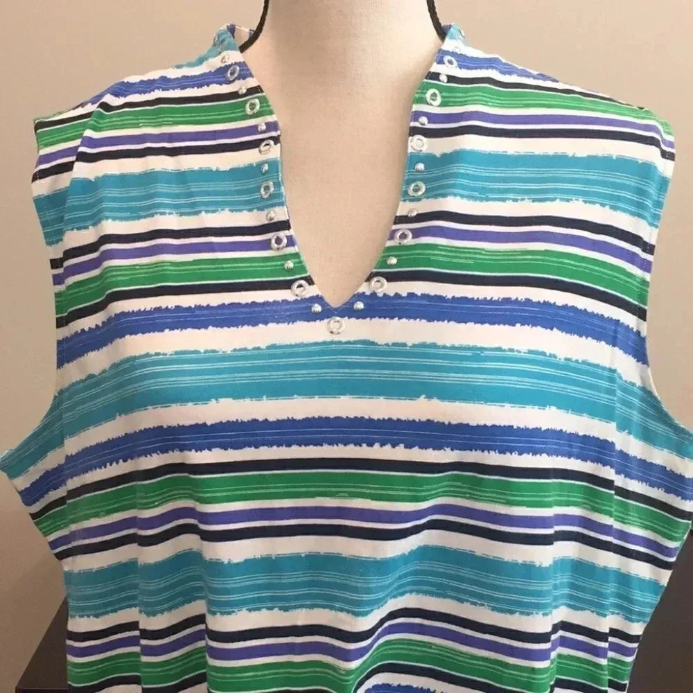 Ruby Rd sleeveless top - Picture 3 of 4